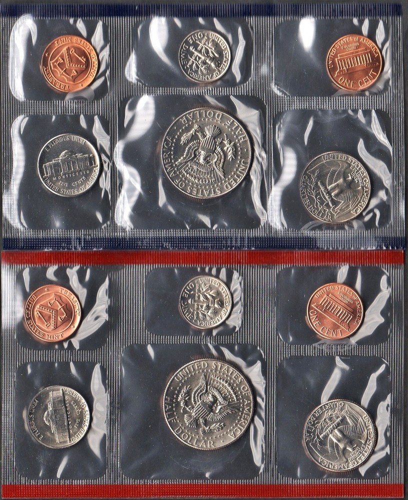 1986 UNCIRCULATED SET IN ORIGINAL US MINT PACKAGING (10 PC)