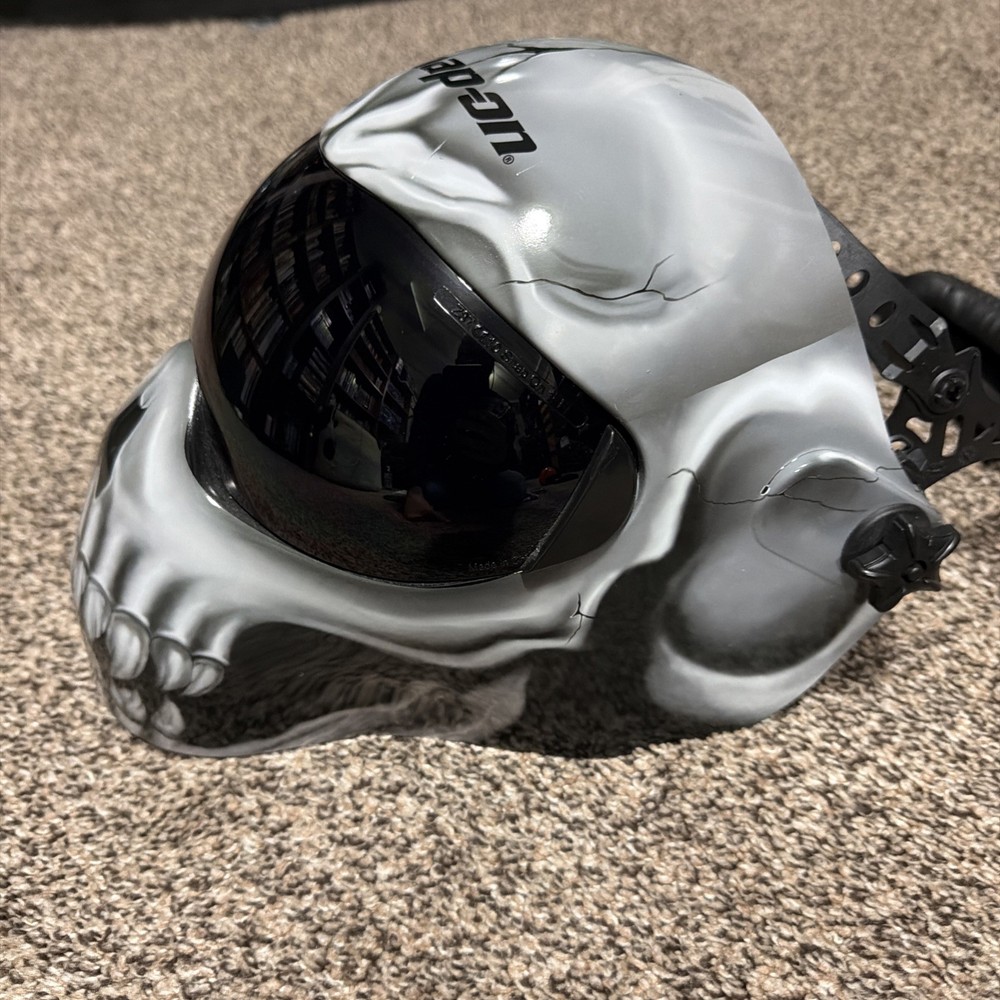 Snap-on Tools EFPBONEHEDB Gen1 White Skull Extreme Face Protector
