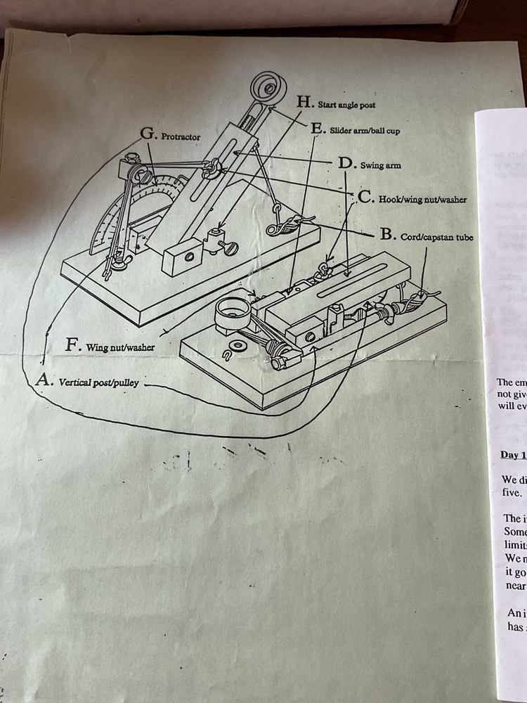 Lot 3 STEM Catapult Data Collection Discovery "Datapult" 1994 w Notes