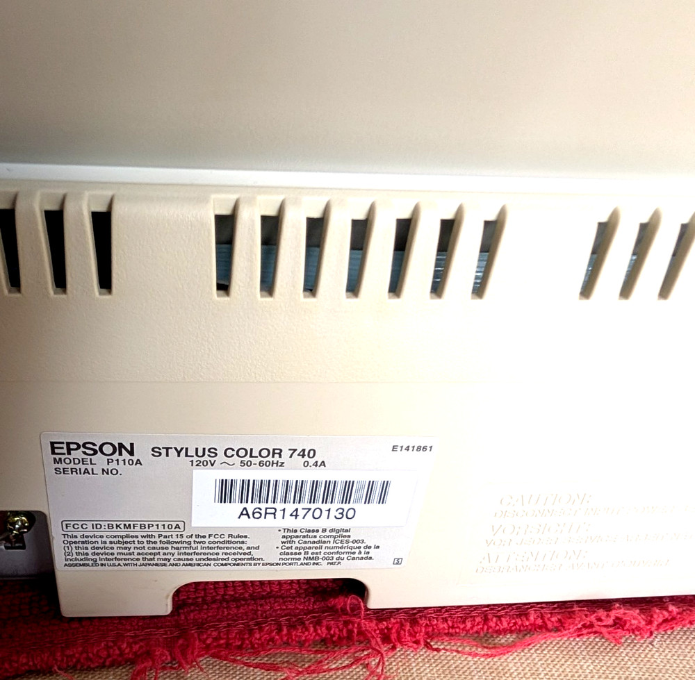 EPSON 740 PRINTER