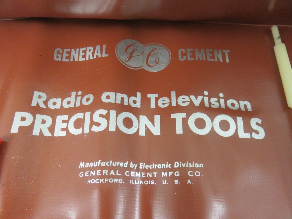 General Cement Radio & Television Precision Electronics Screwdriver Tool Set
