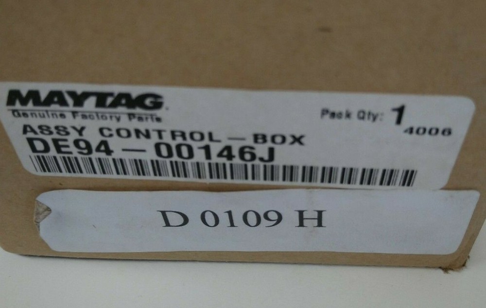 Maytag Assembly Control Box DE9400146J Black