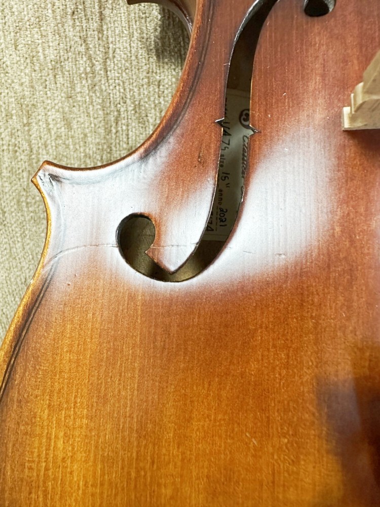 Model075- 15" Size Viola-USED FROM CLASSICAL STRINGS -JOHN WU WORKSHOP