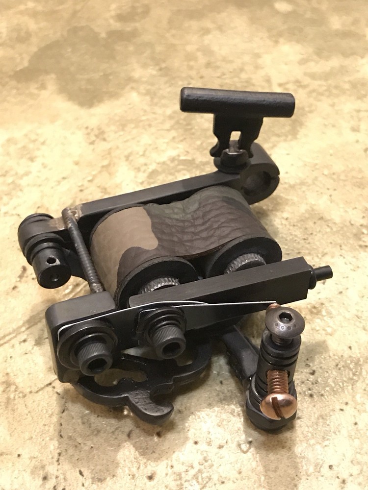 Professional Handmade Tattoo Machine Military Key Liner