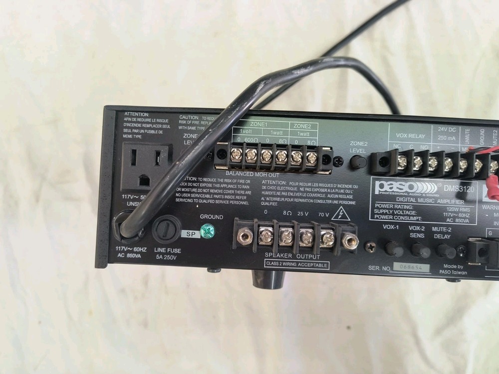 DMS MUDMS 3130 AMPLIFIER