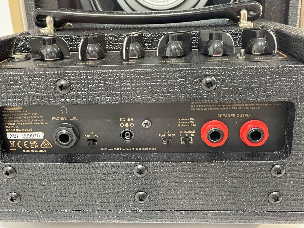 Vox MSB25 Mini Superbeetle Electric Guitar Amplifier Mini Stack OPEN BOX