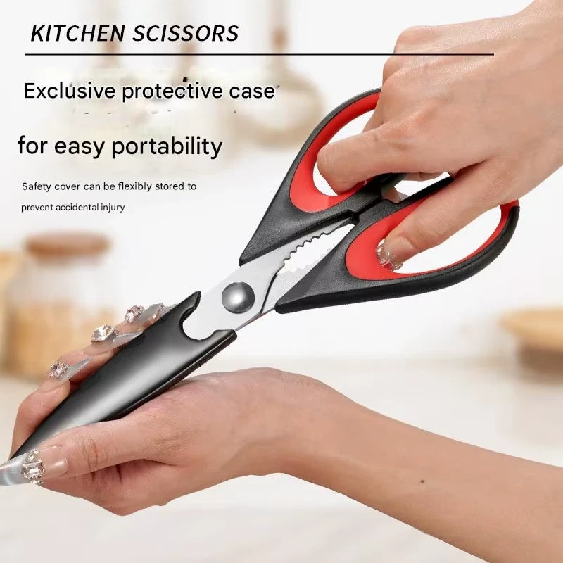 2X Heavy Duty Kitchen Shears Stainless Steel Kitchen Scissors Ultra Sharp Multi