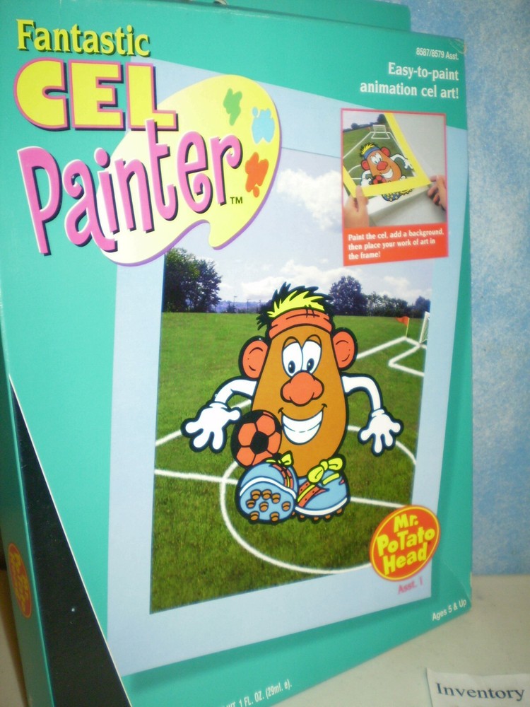NEW 1996 Hasbro Kenner Mr Potato Head Cel Painter E-Z Animation Cel Art