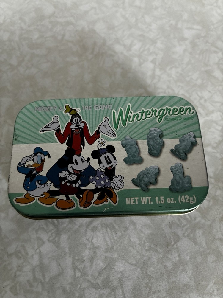 Walt Disney World Wintergreen Mints Tin - empty