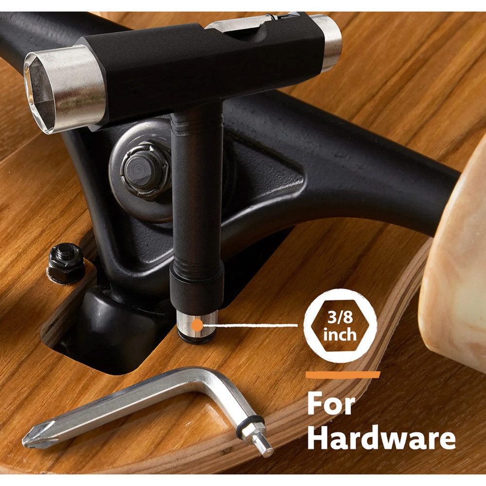 All In One Multi Function Portable Skate Tool with 2-In-1 Allen & Philips