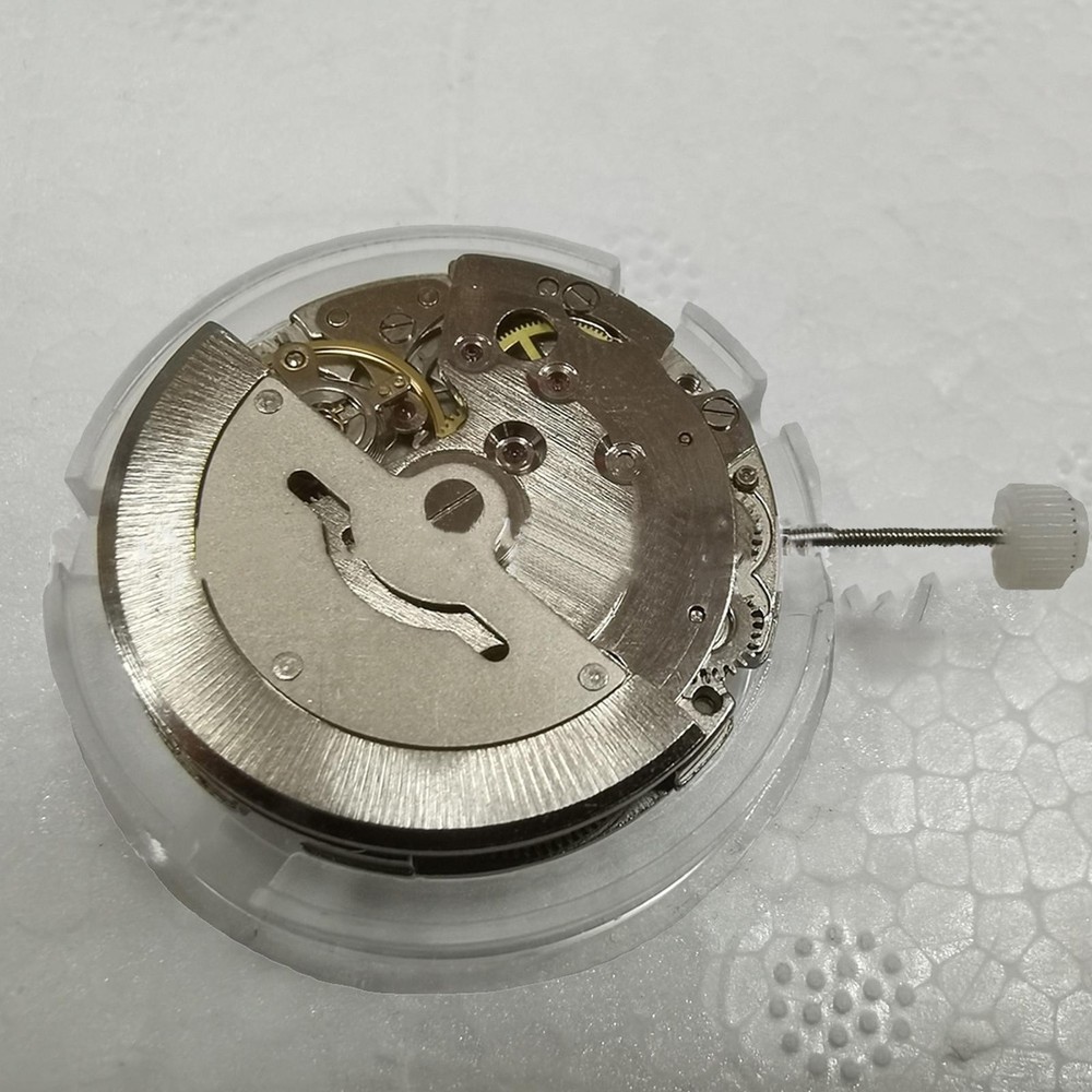 Replace Watch Automatic Mechanical Movement Black Date Calendar @3 For 2813 8215