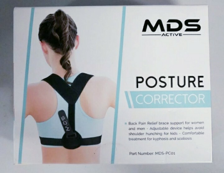 MDS Active (MDS-PC01) Adjustable Posture Support Corrector Brace UNISEX One Size