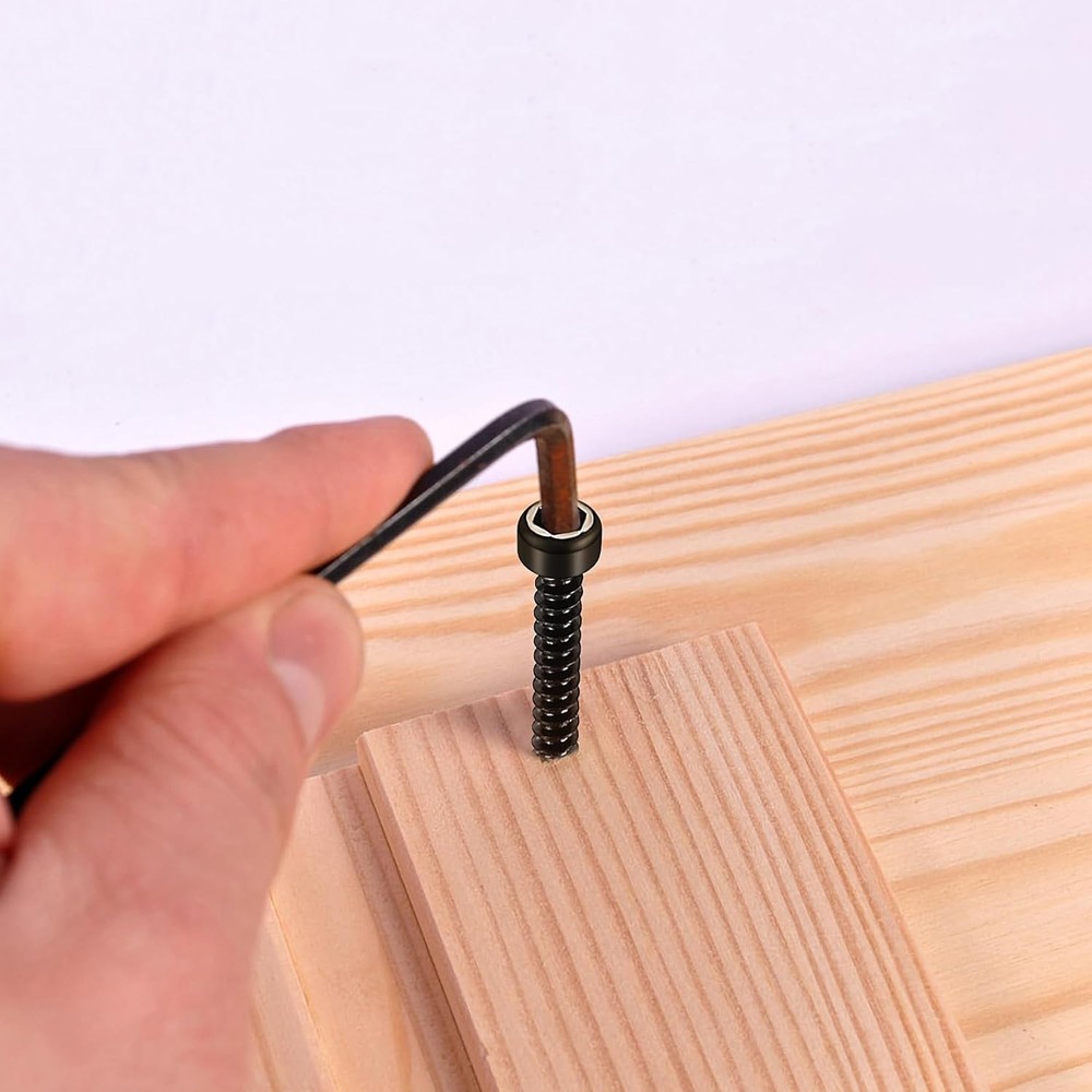 Metric Hex Socket Cap Head Self Tapping Screws, 480pcs M3 Stainless 480 Black