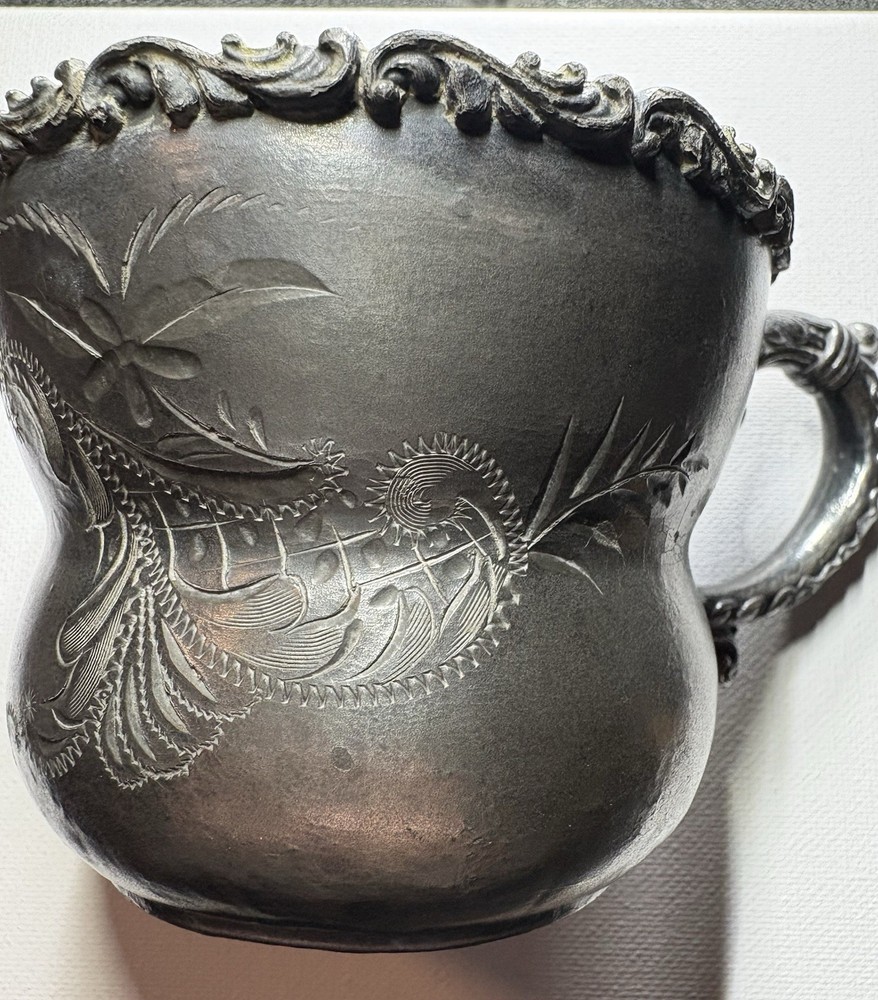 Victorian EG Webster Quadruple Silver Plate Cup