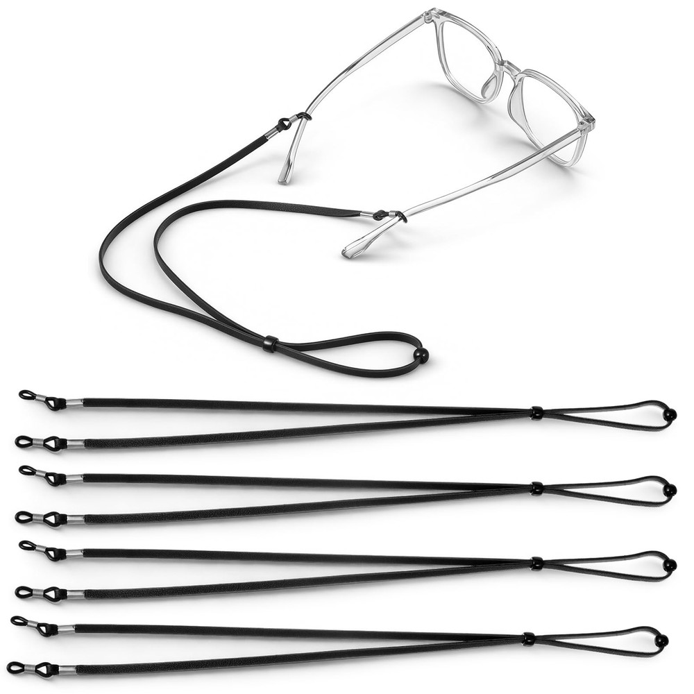 4 Pcs Glasses Strap, Glasses Holder Strap Adjustable Eyewear Retainers for Sp...