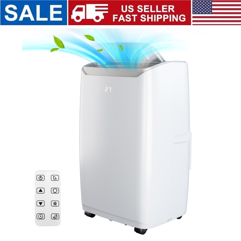12000 BTU Portable Air Conditioner 3-in-1 Cooling, Dehumidifier & Fan Remote