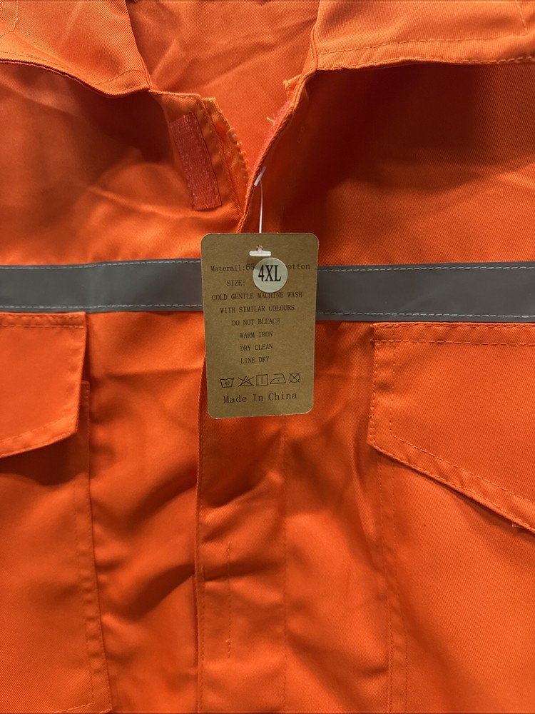 Orange Safety Jump Suit