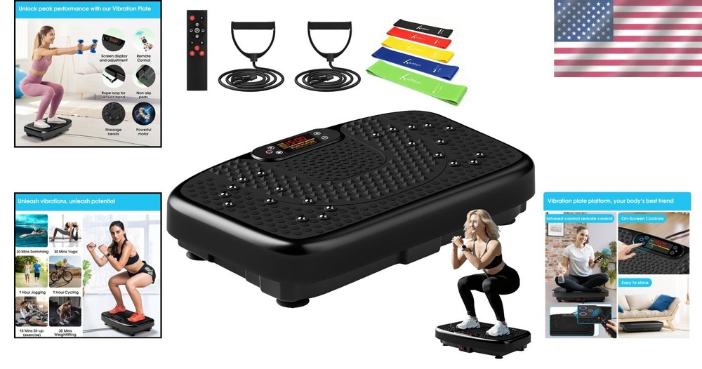 Efficient Weight Loss Vibration Plate Exercise Machine