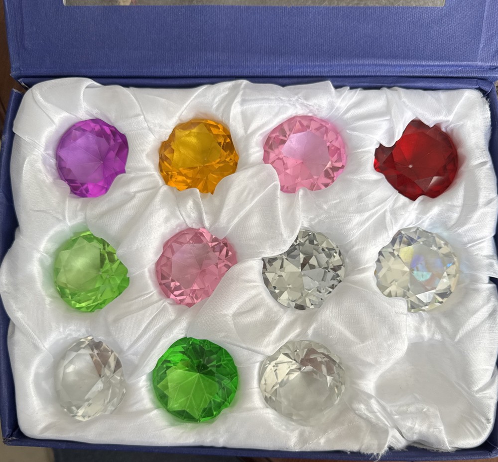 Decorative Gemstone Set, 11 of 12(blue missing)