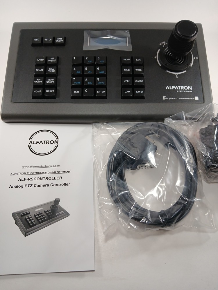 RS-Controller PTZ Camera Joystick Controller Via RS232,RS422 and RS485.