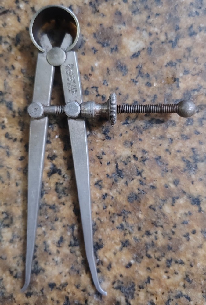 🗽 VINTAGE STARRETT 4-1/2" ID CALIPER