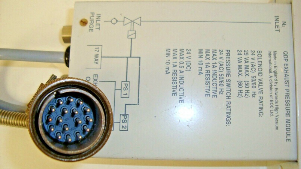 Edwards QDP Exhaust Pressure Module, A528-06-000 (J3)