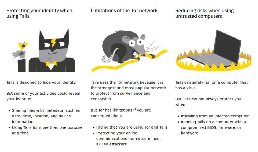 TAILS, Tor Network linux distro "Hide everything you do online with one dvd" USA