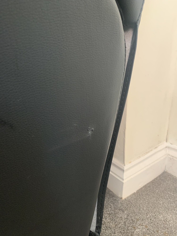 Black Leather Recliner Sofa