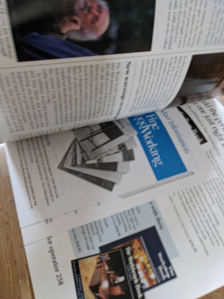 FINE WOODWORKING MAGAZINE April, 1996