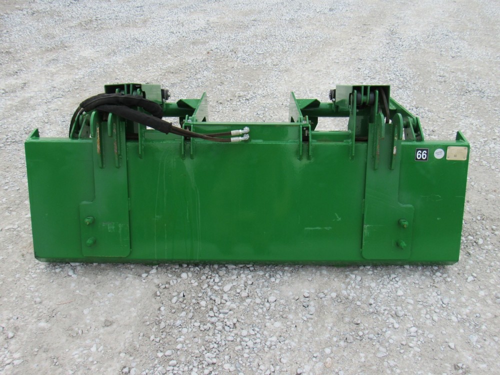 66″ Compact Tractor Solid Bottom Bucket Grapple Fits John Deere Tractor Loader