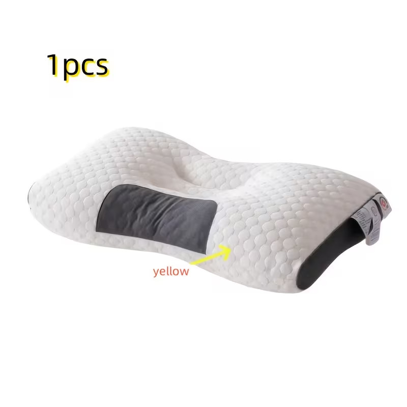 1/2 Pcs Ergonomic Neck Pillow Help Massage Soft Adjustable Sleeping 100% UPGRADE