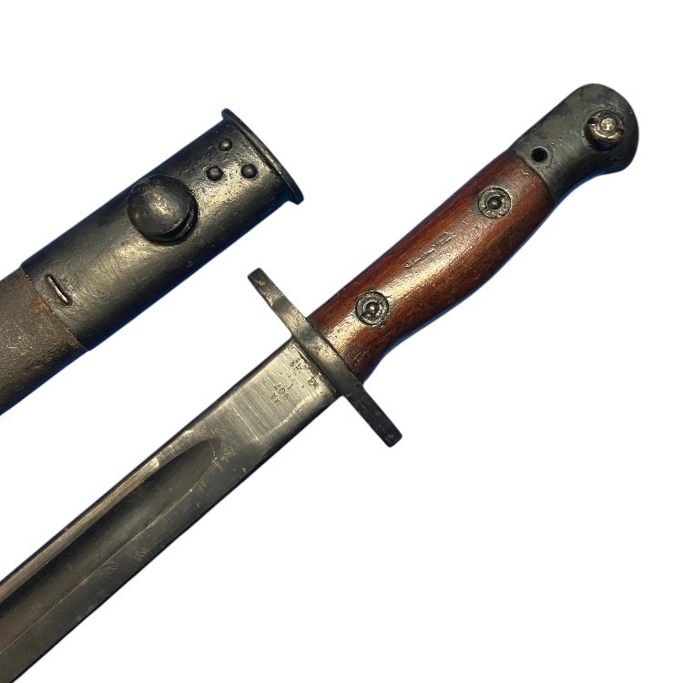 WW2 Australian Pattern XOA Marked Pattern 1907 Bayonet & Scabbard