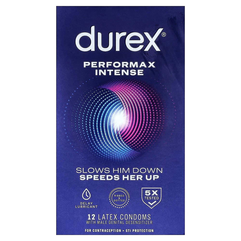 Performax Intense, Regular Fit, 12 Latex Condoms