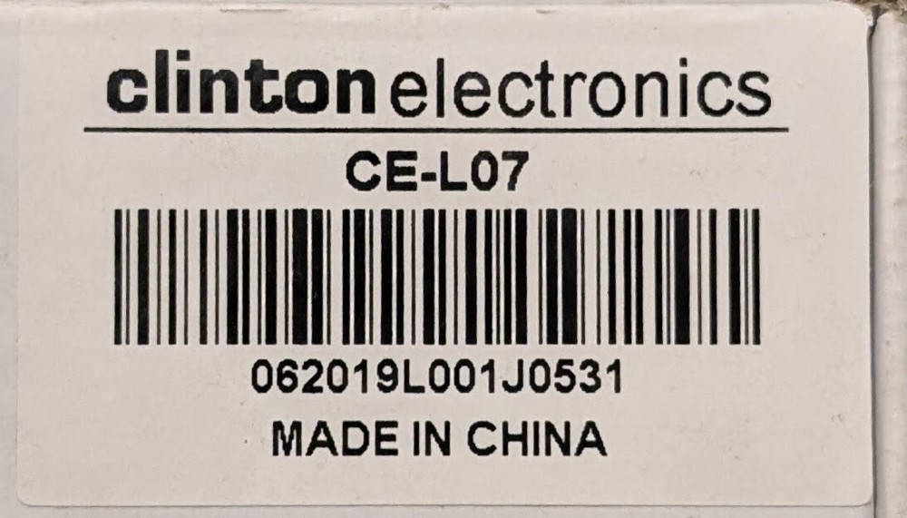 Clinton Electronics CE-L07 LCD 7" Monitor - SAME DAY SHIPPING
