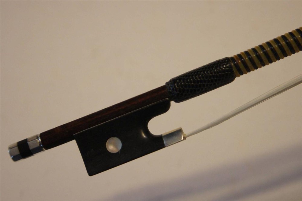 ANTIQUE OLD VIOLIN BOW 4/4 EUGENE SCHUSLER