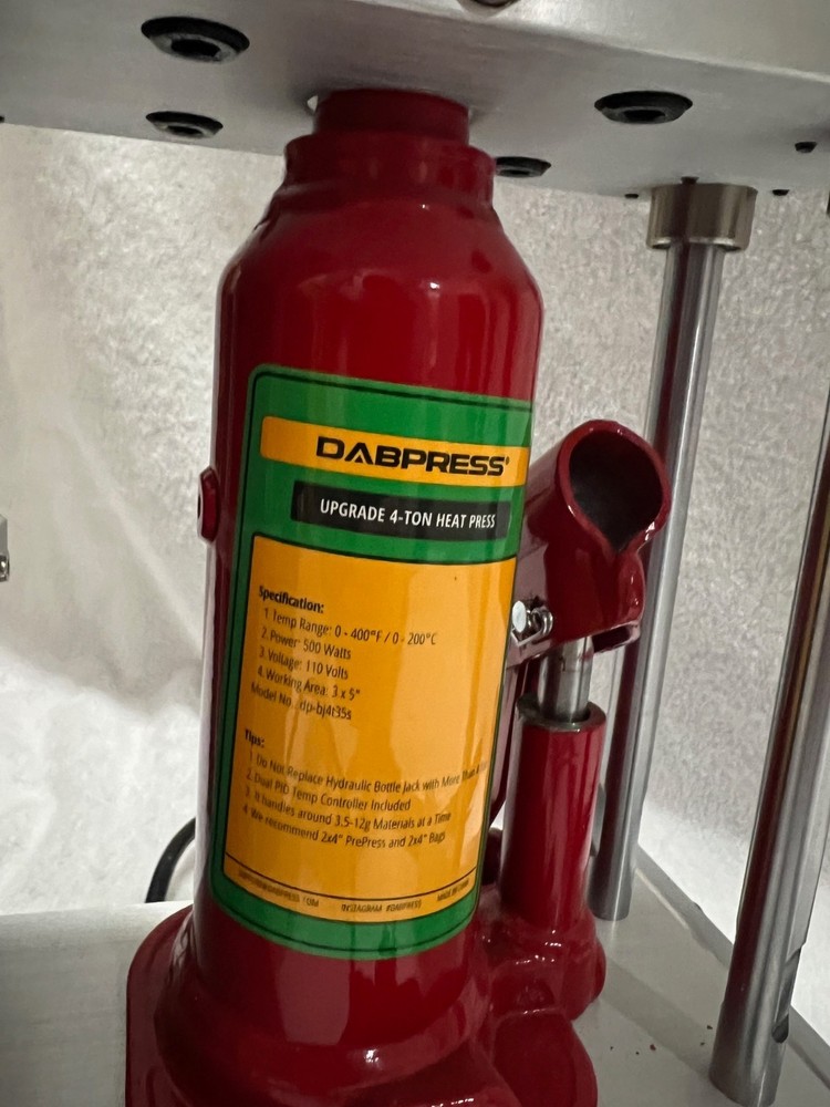 Dabpress 4 Ton Hydraulic Heated Press
