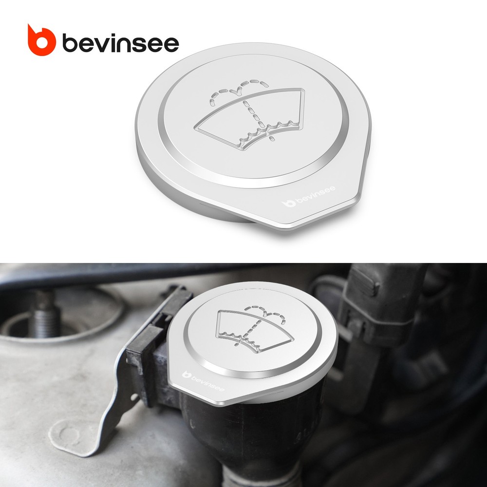 BEVINSEE Windshield Washer Fluid Reservoir Cap For BMW E90 E91 E92 E93 2005-2013