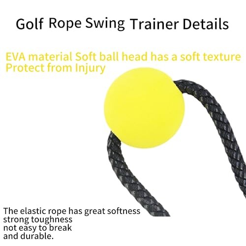 Golf Rope Swing Trainer,Golf Swing Trainer Aid,Power Flex Golf Training aid