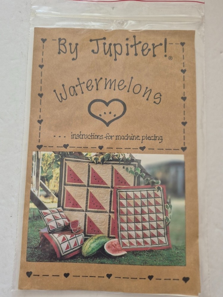 Watermelons Quilt Pattern By Jupiter