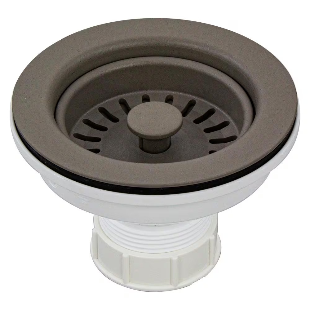 3.5 In. Plastic Strainer in Truffle