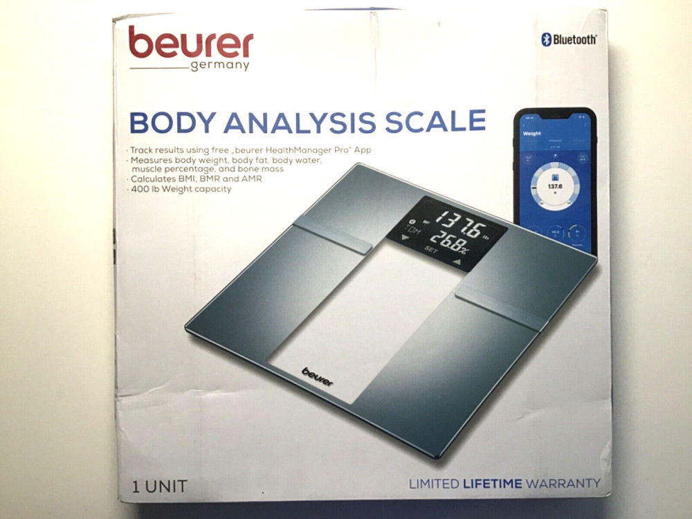 BEURER #BF720 BLUETOOTH SCALE - BODY ANALYSIS 400LBS CAPACITY