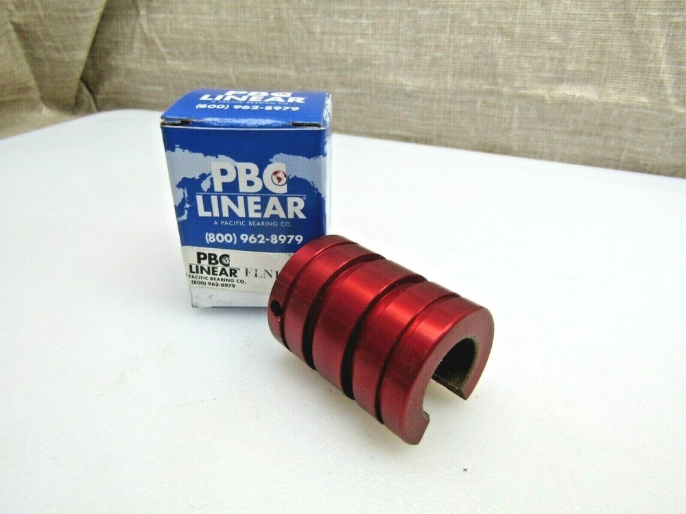 Pacific Bearing FLN10 5/8" Open Linear Bearing Bushing