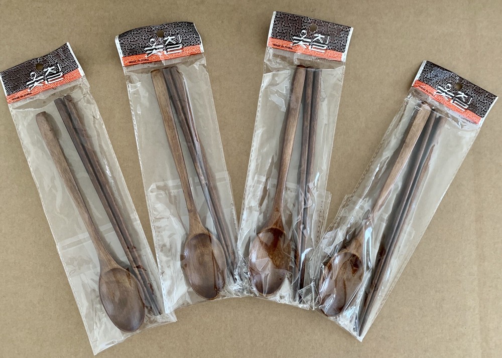 Wooden Spoon Set 4pair