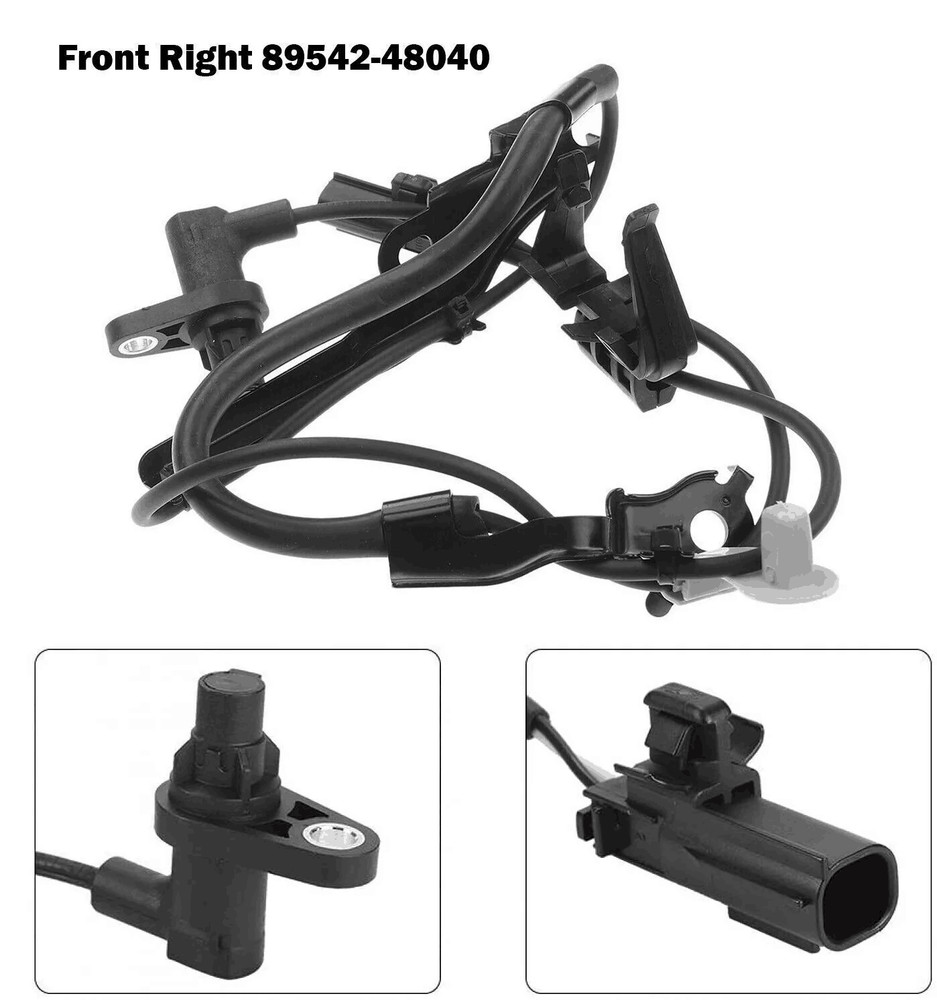 For 2008-2013 Toyota Highlander ABS Wheel Speed Sensor Front Right & Left 2PCS