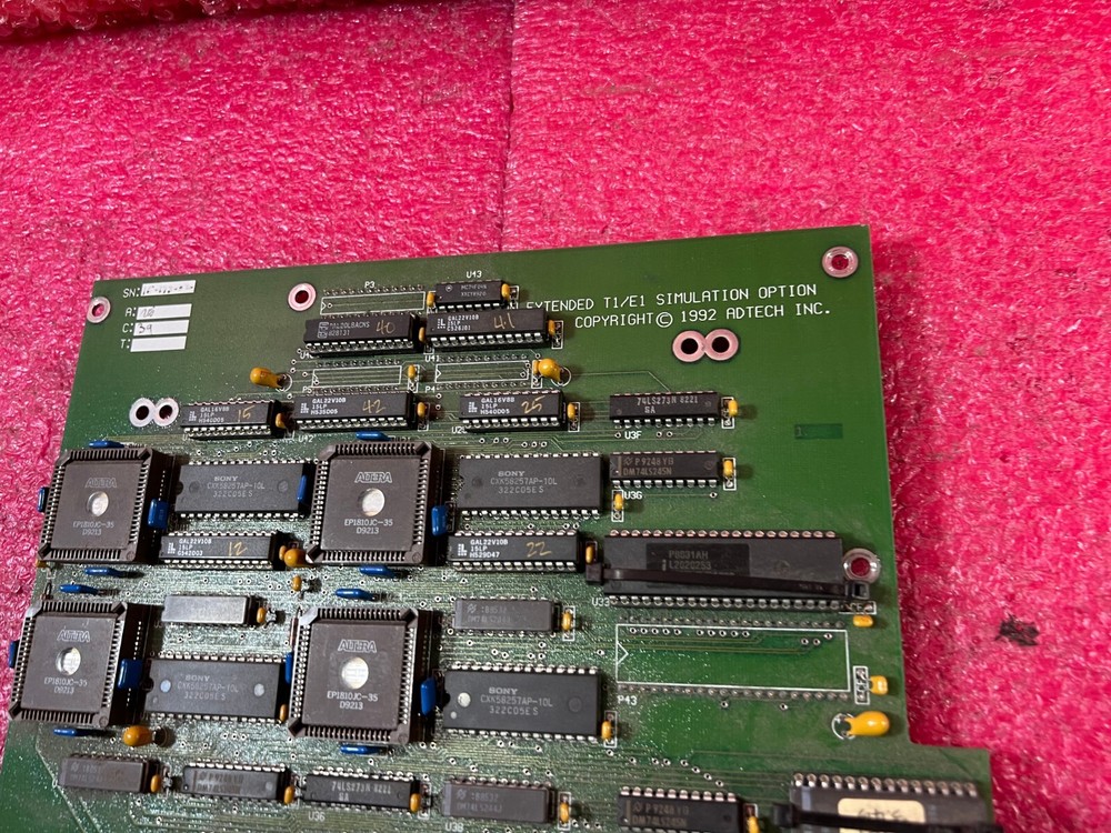 ADTECH SX/12 DATA LINK SIMULATOR Board 7077-15-02NC