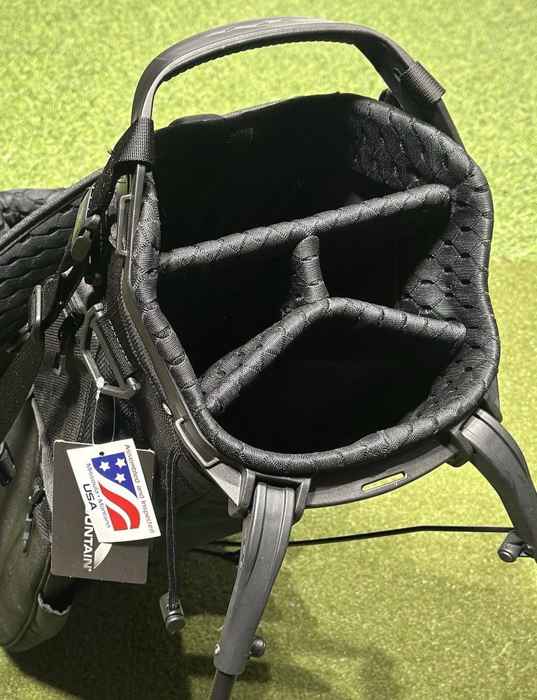 NEW Sun Mountain Eclipse E 3.5 4-Way Stand Carry Golf Bag Color: BLACK