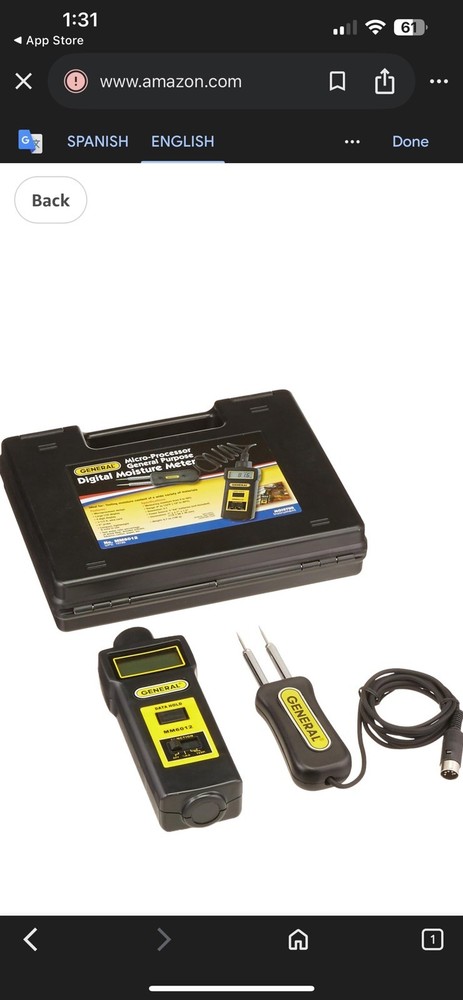 New General Tools MM6012 Digital Microprocessor Moisture Meter