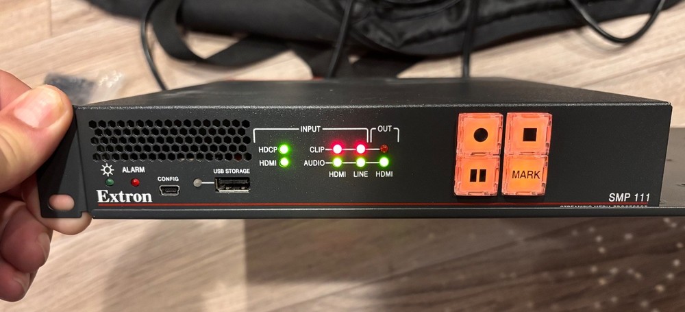 Extron SMP 111 High Performance Recording Streaming Media Processor w/rack shelf