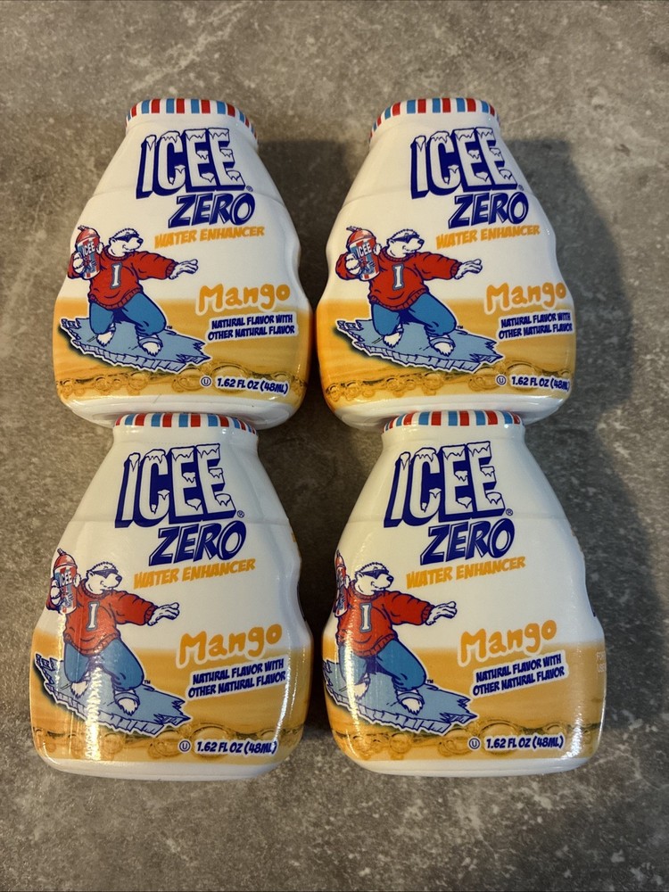 ICEE Zero Calorie Mango Water Enhancer - 1.62 Fl Oz - 4 Pack