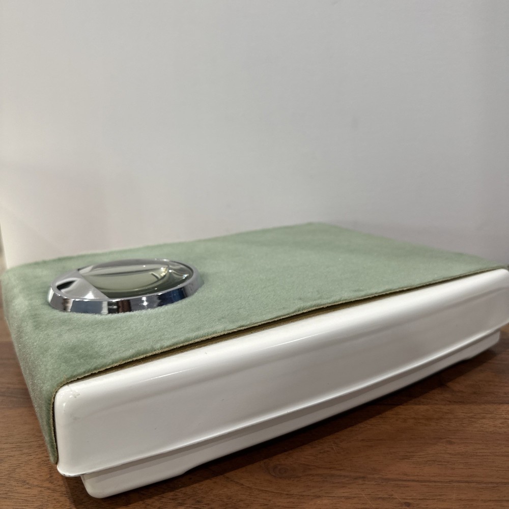 Vintage Green Salter Bathroom Scale Nice Retro Decor Adjustable Reading Working